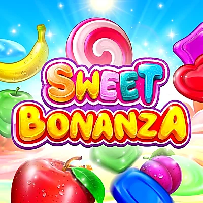 Sweet Bonanza online pokie game tile available at Betfair
